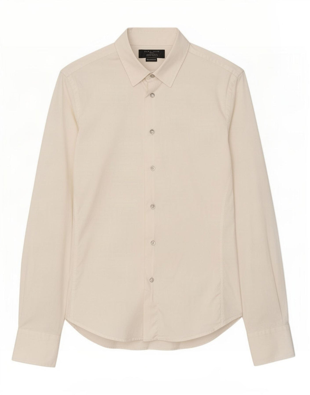 Zara Mens Super Slim Fit Shirt Small White
