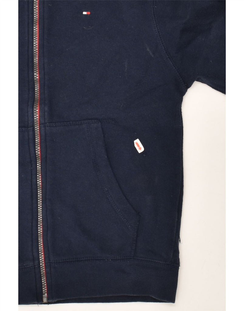 TOMMY HILFIGER Boys Graphic Zip Hoodie Sweater 12-13 Years Navy Blue | Vintage Tommy Hilfiger | Thrift | Second-Hand Tommy Hilfiger | Used Clothing | Messina Hembry 