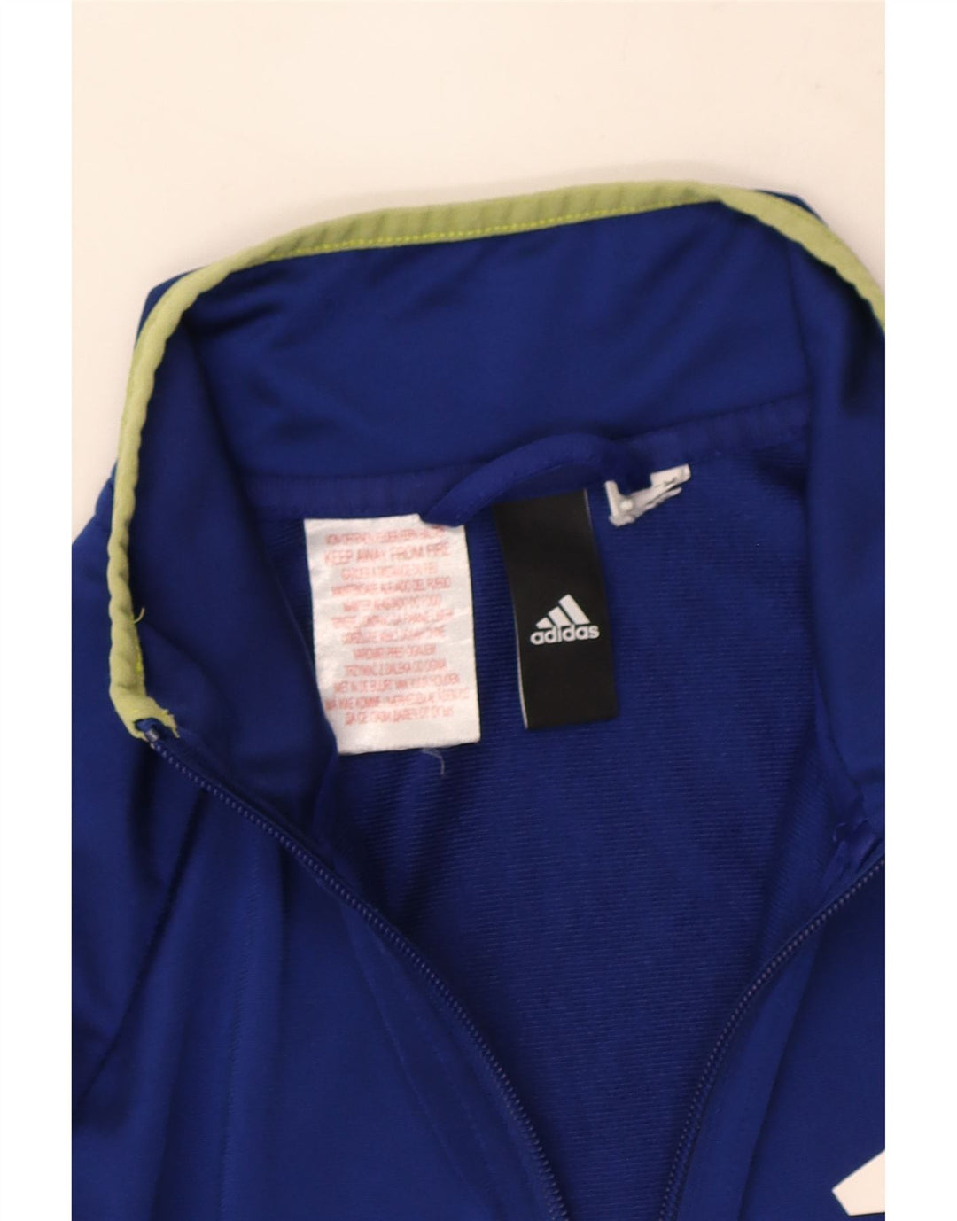 Adidas Boys Graphic Tracksuit Top Jacket 13-14 Years Blue