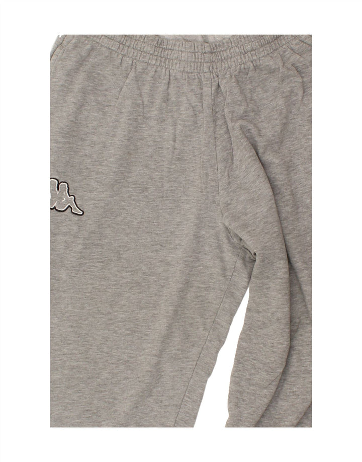KAPPA Womens Capri Tracksuit Trousers Large Grey Cotton Vintage Kappa and Second-Hand Kappa from Messina Hembry 