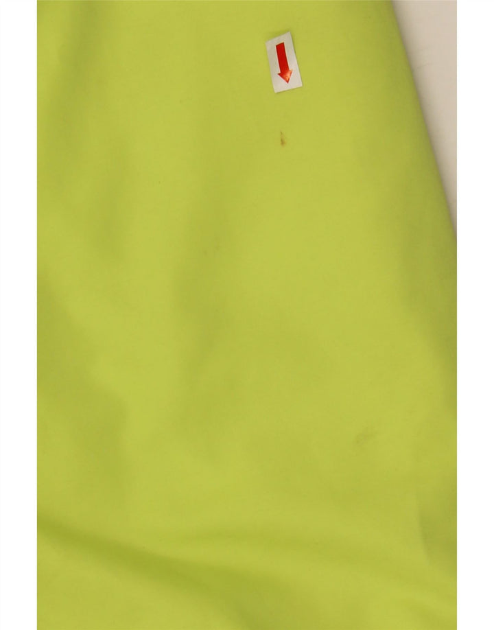 Norway Mens Hooded Ski Jacket IT 50 Large Green Colourblock Nylon