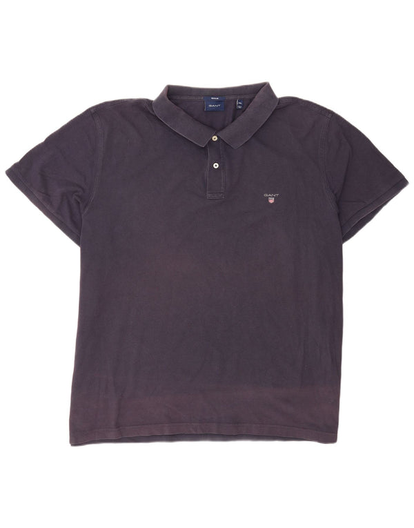Gant Mens Regular Fit Polo Shirt 5XL Navy Blue
