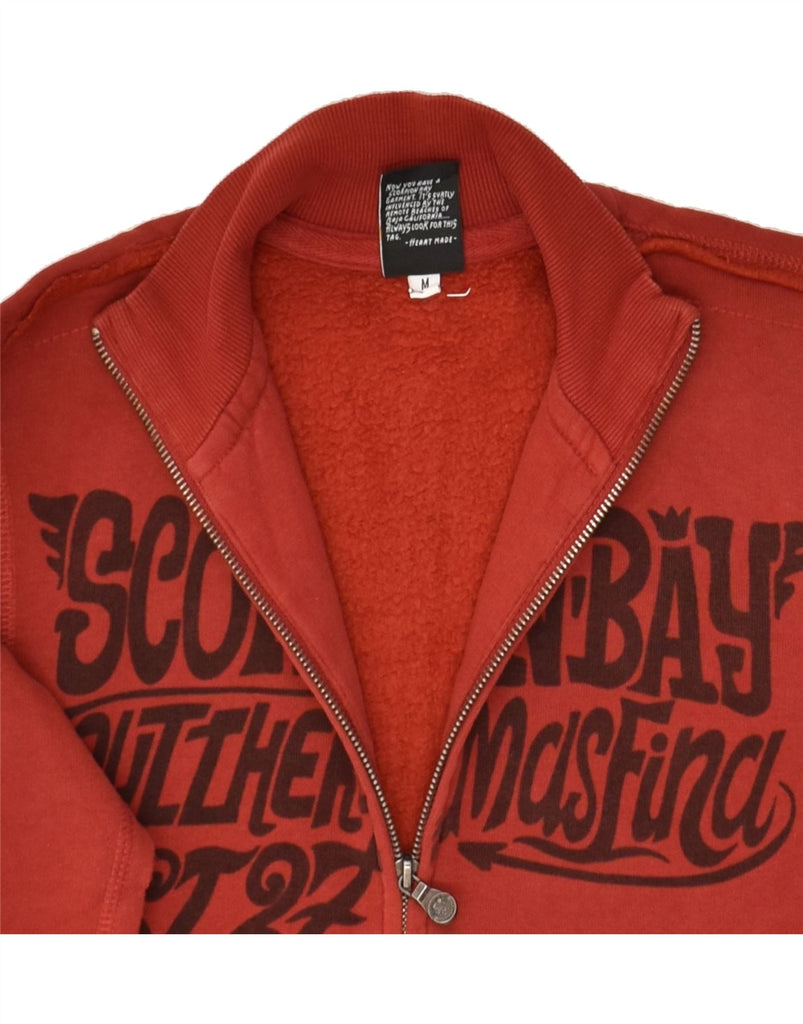 SCORPION BAY Boys Graphic Tracksuit Top Jacket 9-10 Years Medium Red | Vintage Scorpion Bay | Thrift | Second-Hand Scorpion Bay | Used Clothing | Messina Hembry 