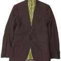 Ted Baker Mens 1 Button Blazer Jacket Size 38 Medium Grey Pinstripe Wool