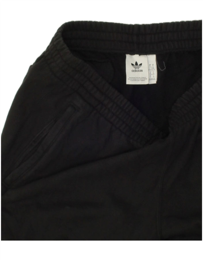 ADIDAS Mens Tracksuit Trousers Joggers XL Black Cotton | Vintage Adidas | Thrift | Second-Hand Adidas | Used Clothing | Messina Hembry 