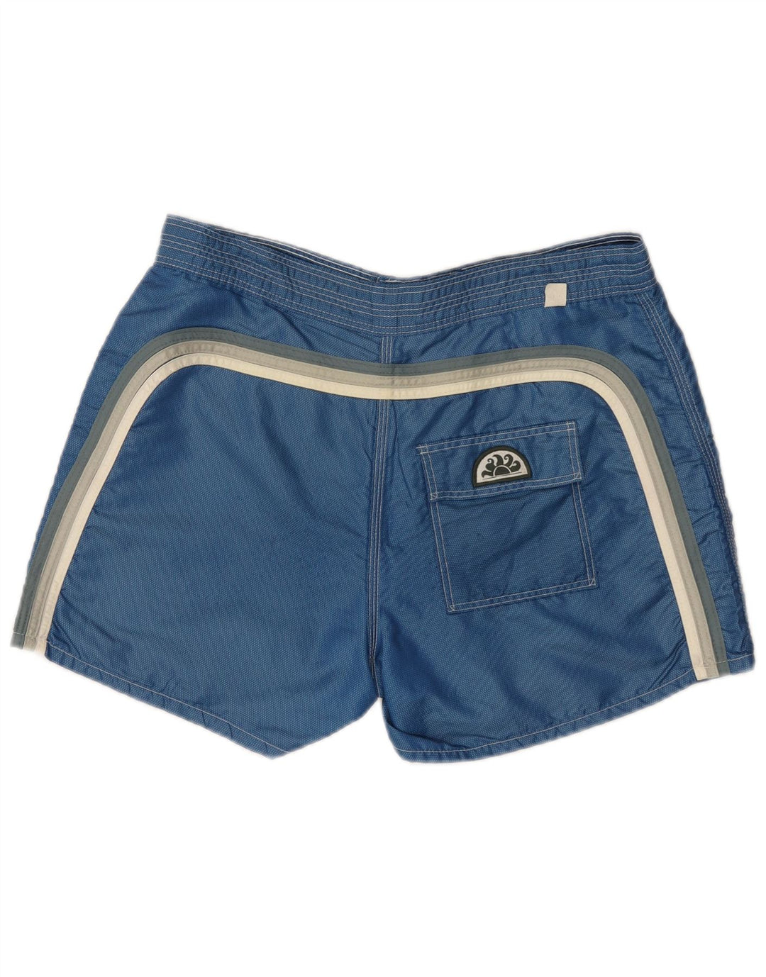 Sundek Mens Swimming Shorts Large Blue Nylon