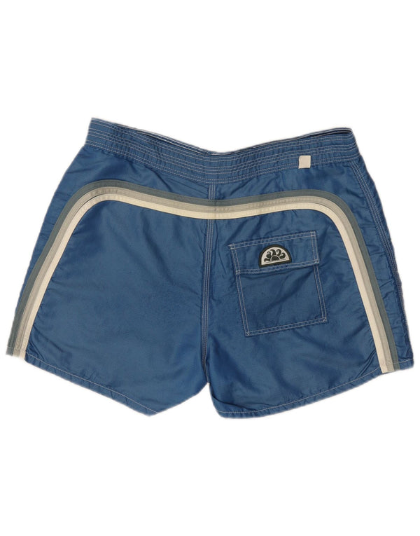 Sundek Mens Swimming Shorts Large Blue Nylon