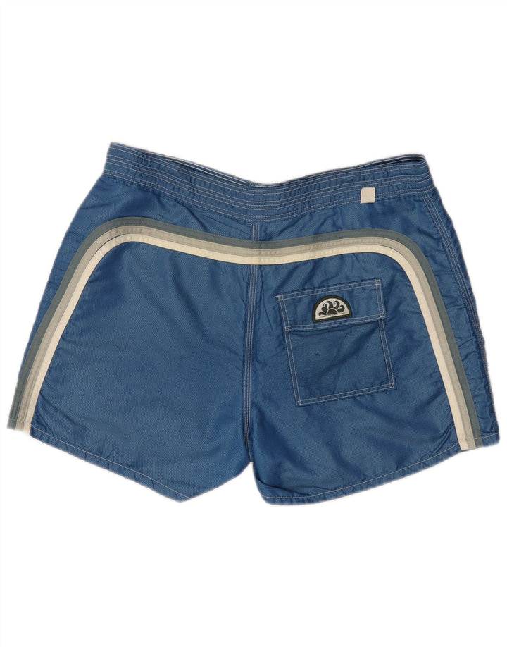 Sundek Mens Swimming Shorts Large Blue Nylon