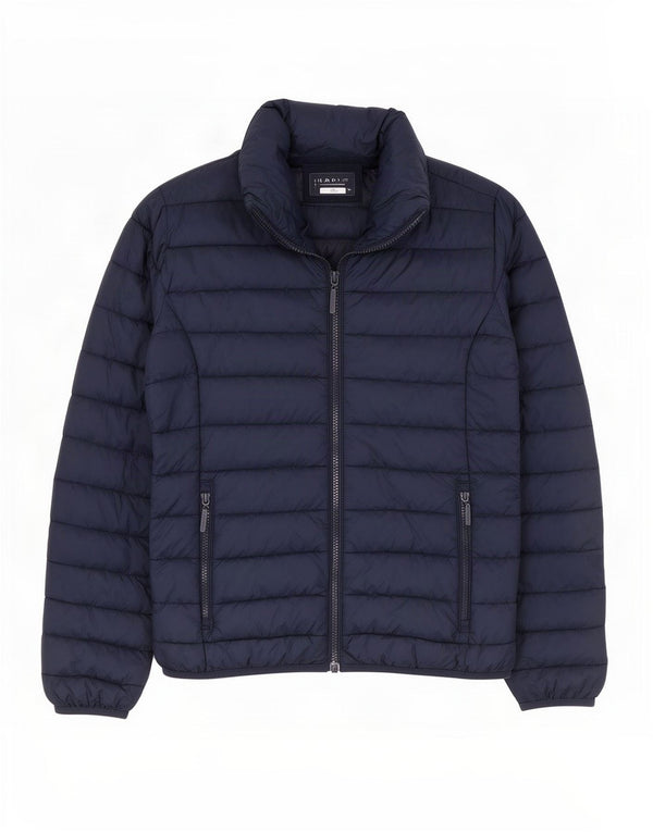Carrera Womens Padded Jacket UK 14 Medium Navy Blue Polyamide