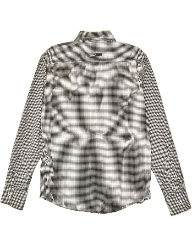 CAMEL ACTIVE Mens Modern Fit Shirt Medium Grey Check Cotton | Vintage Camel Active | Thrift | Second-Hand Camel Active | Used Clothing | Messina Hembry 