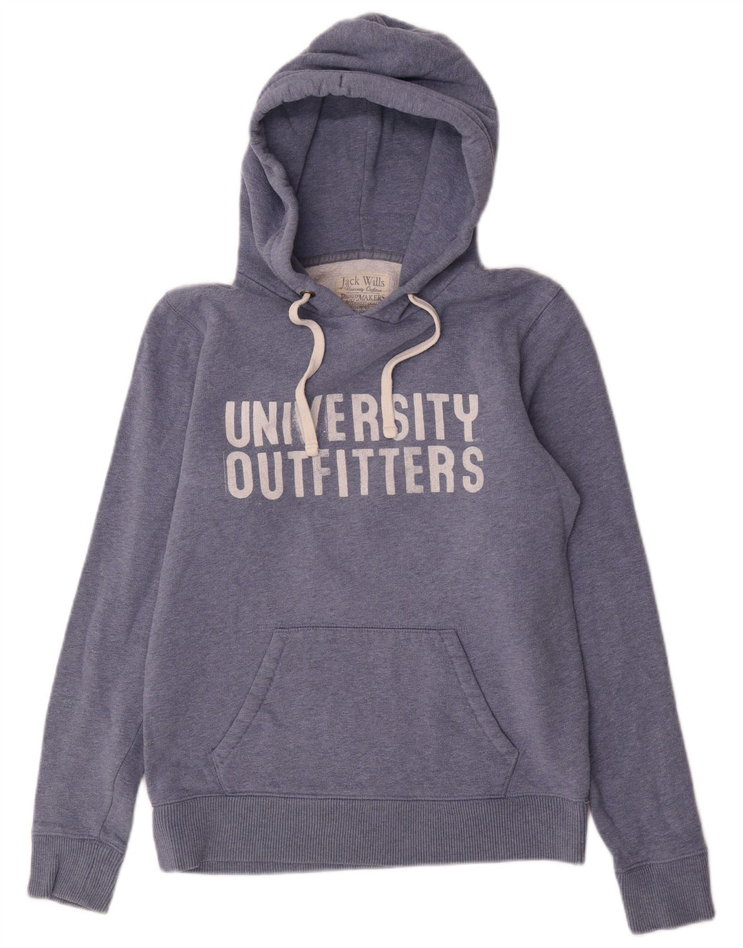 JACK WILLS Womens Hoodie Jumper UK 12 Medium  Navy Blue