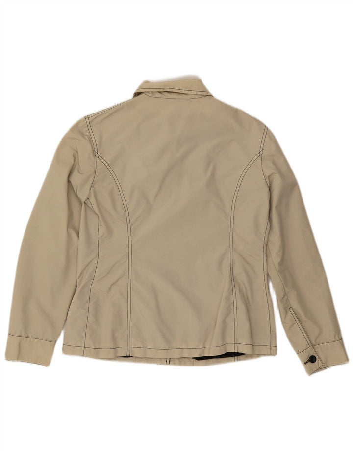 Refrigiwear Womens Utility Jacket UK 14 Large Beige Nylon