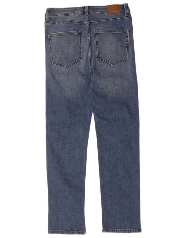 Marks & Spencer Womens Sienna Straight Jeans UK 12 Medium W28 L28 Blue