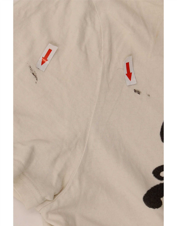 Levi's Mens Standard Fit Graphic T-Shirt Top Medium White Cotton