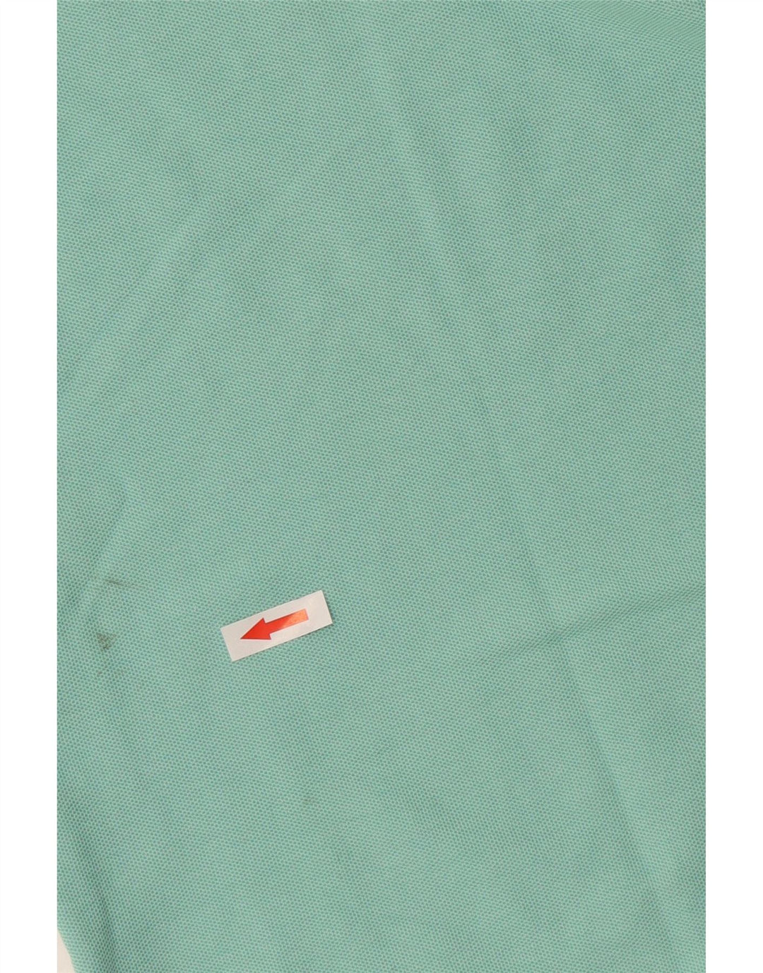 Izod Mens Polo Shirt Large Turquoise Cotton