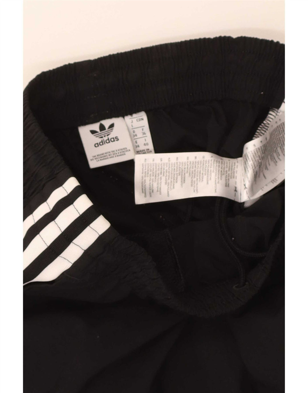 Adidas Womens Tracksuit Trousers Joggers UK 8 Small Black Polyester