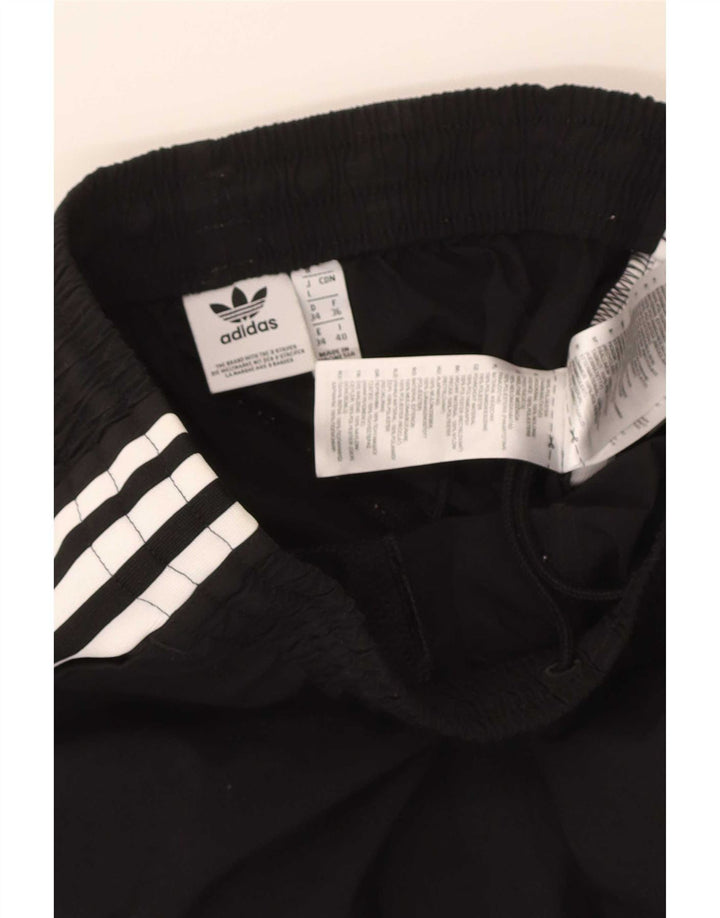 Adidas Womens Tracksuit Trousers Joggers UK 8 Small Black Polyester