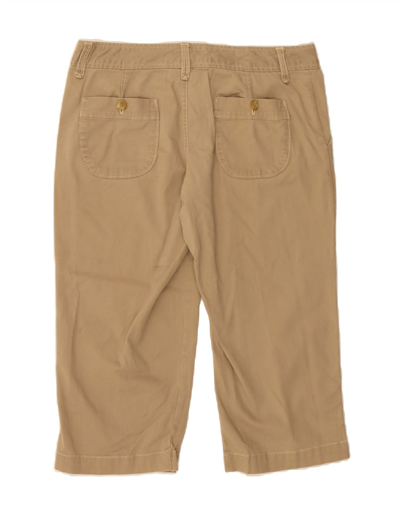 EDDIE BAUER Womens Straight Capri Trousers US 10 Large W34 L20 Beige Vintage Eddie Bauer and Second-Hand Eddie Bauer from Messina Hembry 