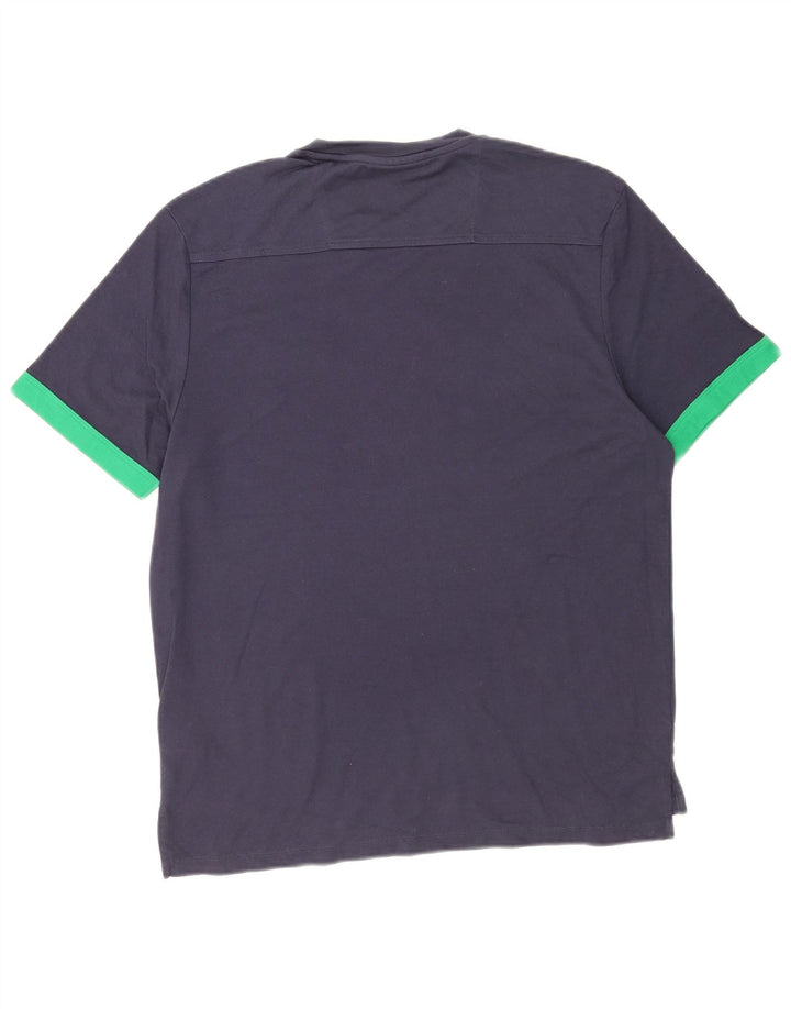 Dkny Mens T-Shirt Top Medium Navy Blue Cotton