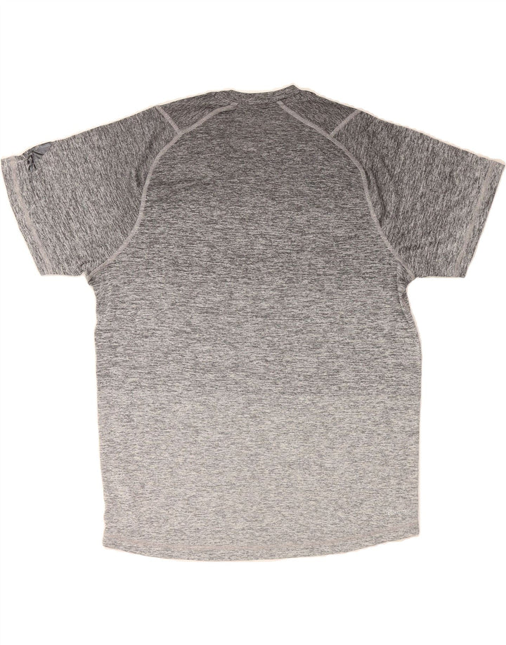 ADIDAS Mens Climalite T-Shirt Top Large Grey Flecked Polyester Vintage Adidas and Second-Hand Adidas from Messina Hembry 