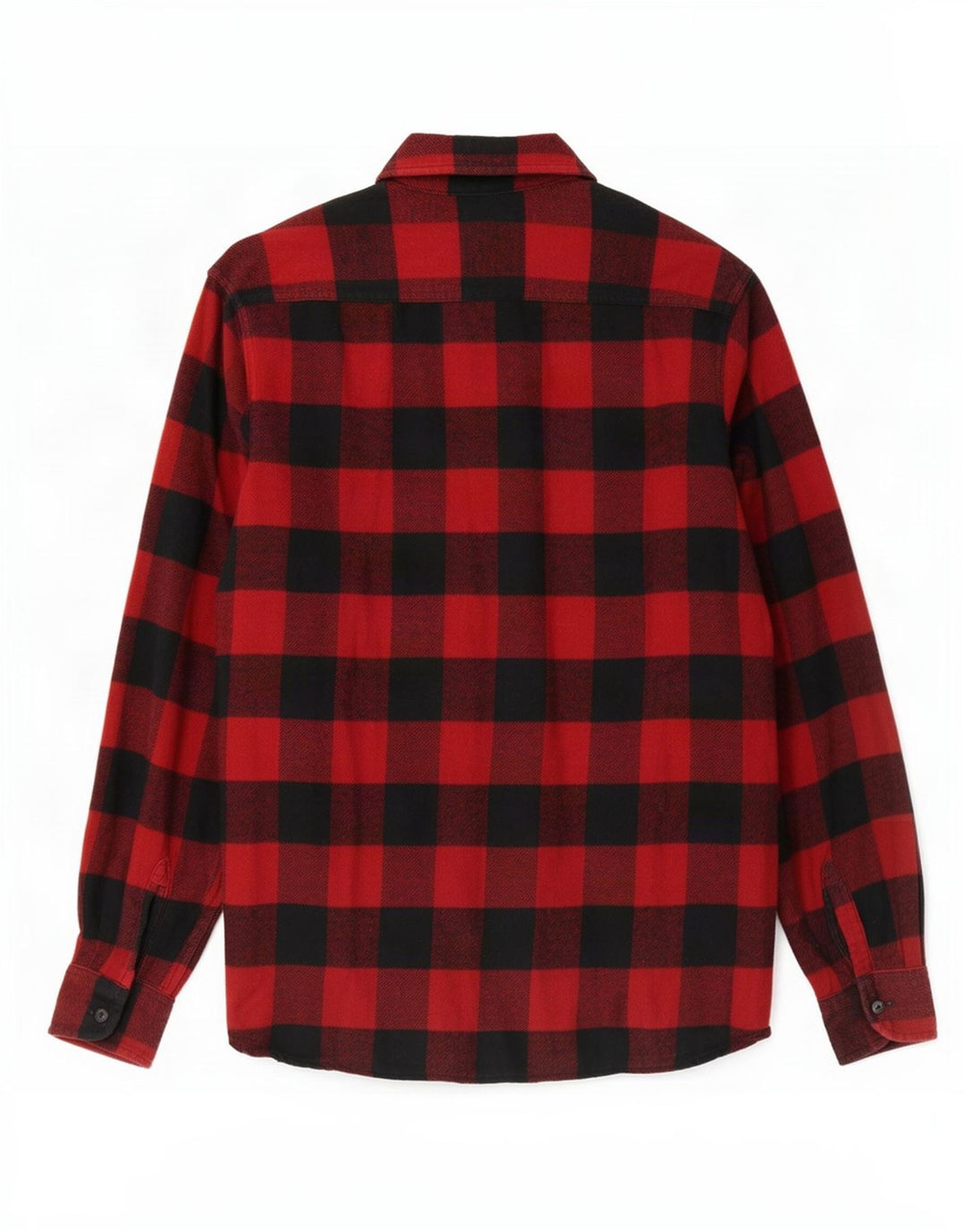 Levi's Mens Flannel Shirt Medium Red Gingham Cotton