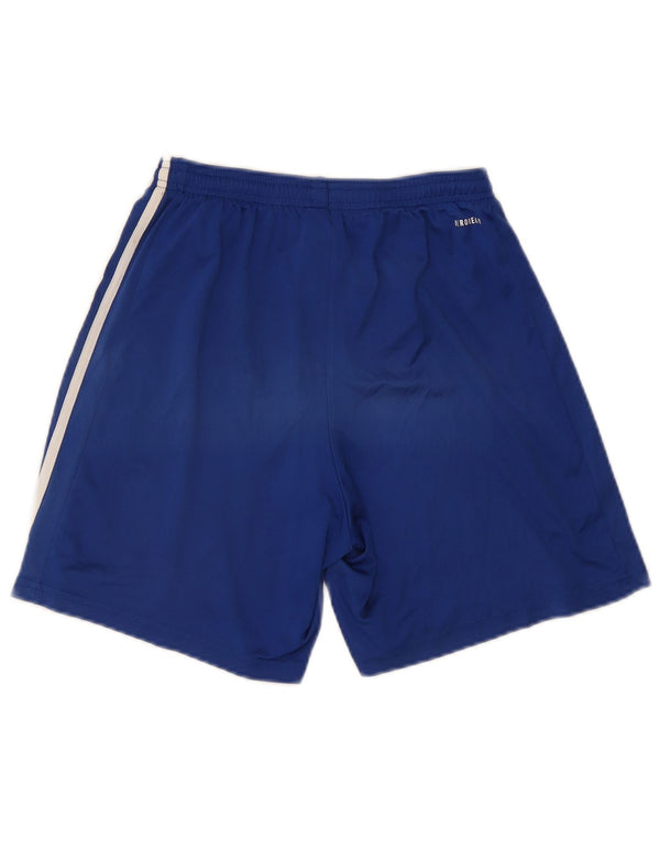 Adidas Mens Aeroready Sport Shorts Medium Blue Polyester