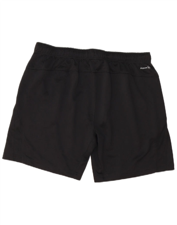 RUSSELL ATHLETIC Mens Sport Shorts XL Black Polyester