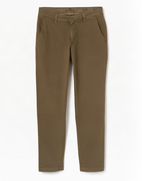 Levi's Mens Slim Tapered Chino Trousers W32 L30 Khaki Cotton
