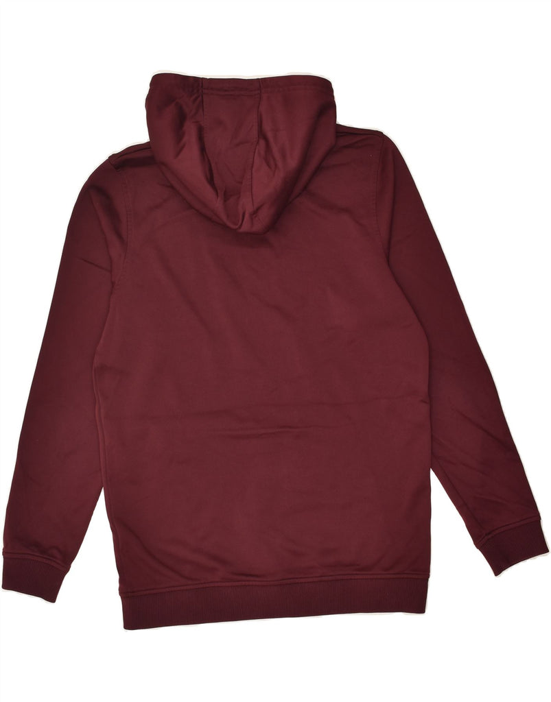 UNDER ARMOUR Mens Cold Gear Graphic Hoodie Jumper Small Burgundy | Vintage Under Armour | Thrift | Second-Hand Under Armour | Used Clothing | Messina Hembry 