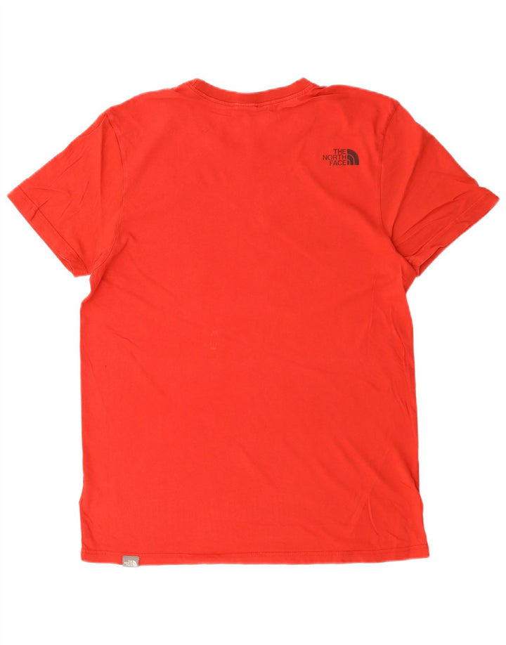 The North Face Mens Graphic T-Shirt Top Medium Red Cotton