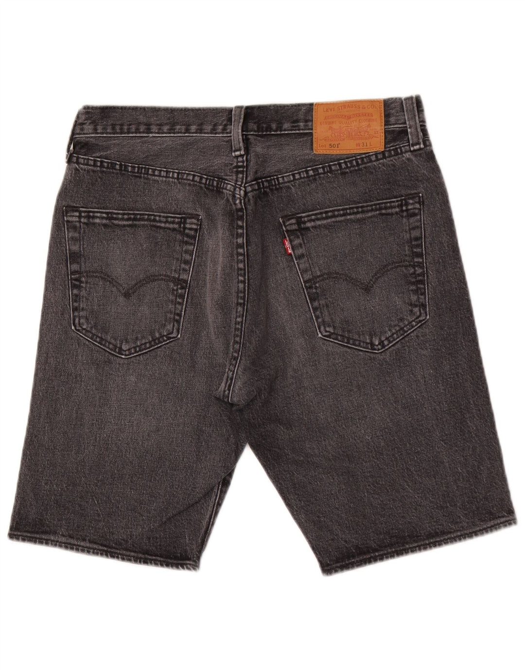 Levi's Mens 501 Denim Shorts W31 Medium Grey Cotton