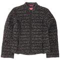 FRIEDA & FREDDIES Womens Padded Jacket EU 40 Medium Grey Animal Print