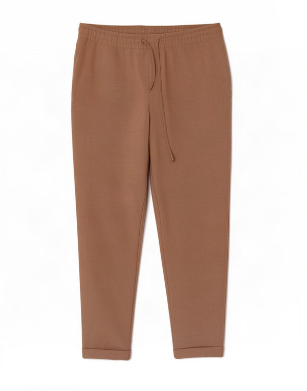 Zara Mens Slim Casual Trousers XL W34 L28 Beige