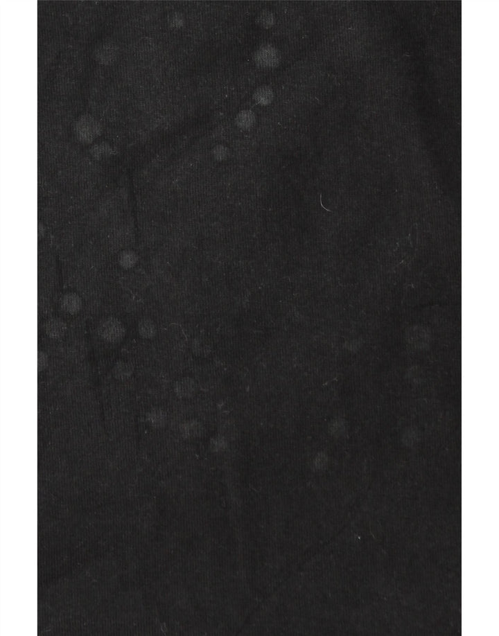 Puma Mens Graphic Top Long Sleeve Medium Black