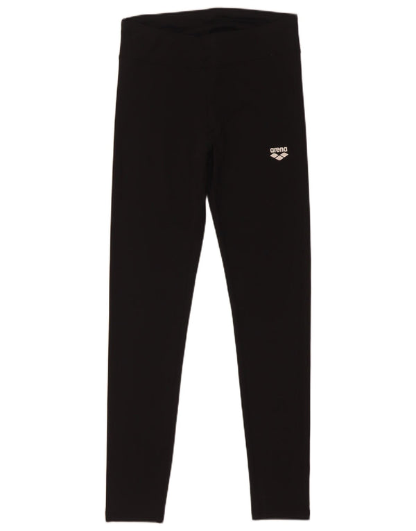 Arena Womens Leggings UK 14 Medium Black Polyester