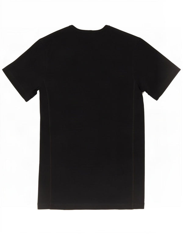 Puma Mens T-Shirt Top Medium Black Cotton