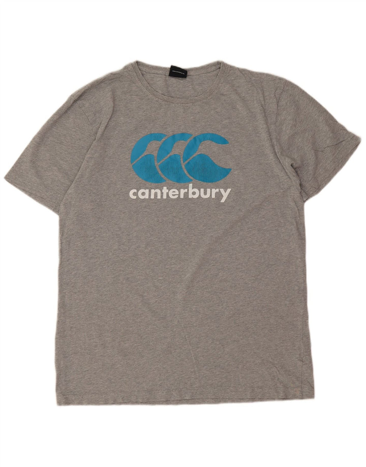 Canterbury Mens Graphic T-Shirt Top XL Grey