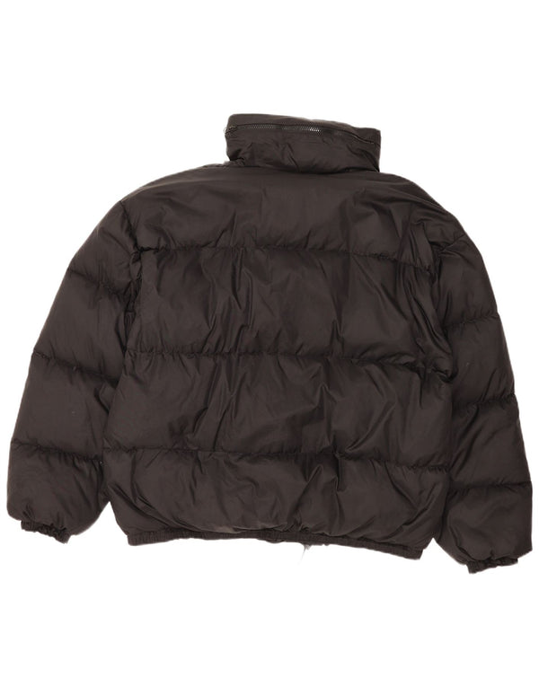 Lotto Mens Hooded Padded Jacket UK 42/44 XL Black Nylon
