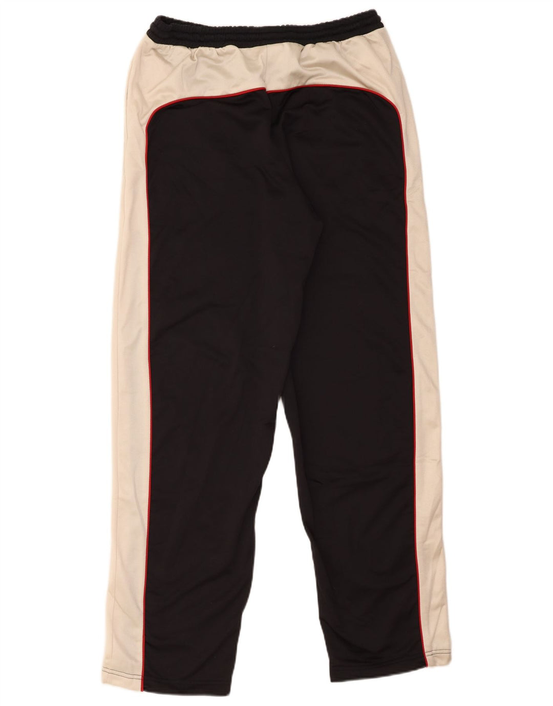 Identic Mens Tracksuit Trousers Large  Black Colourblock Polyester