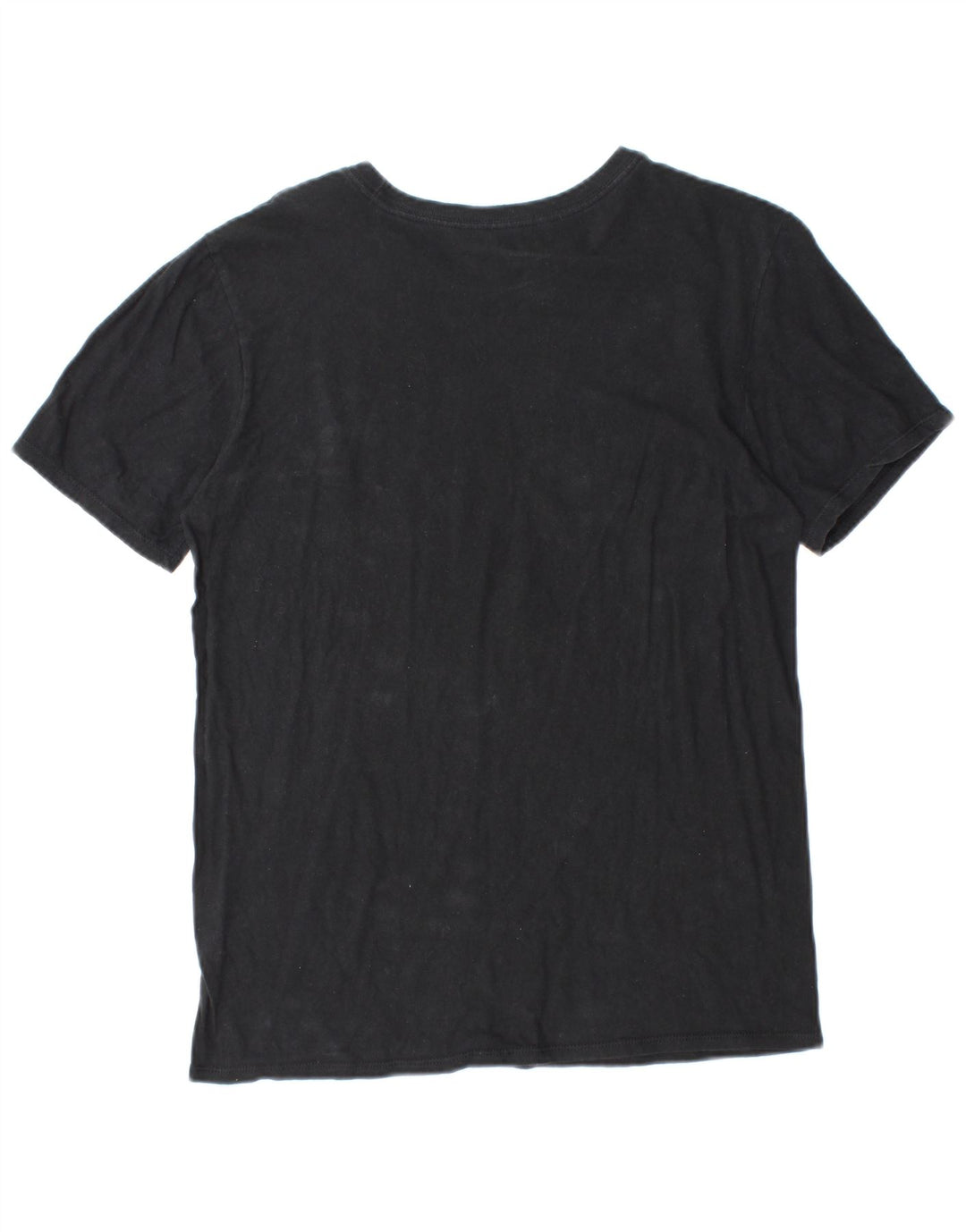 NIKE Mens Athletic Cut Graphic T-Shirt Top Small Black Cotton