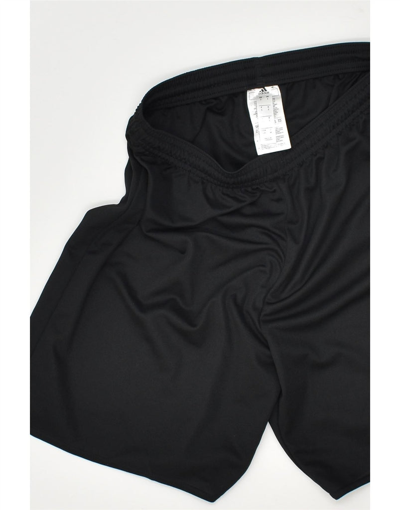 ADIDAS Mens Sport Shorts Small Black Polyester | Vintage Adidas | Thrift | Second-Hand Adidas | Used Clothing | Messina Hembry 