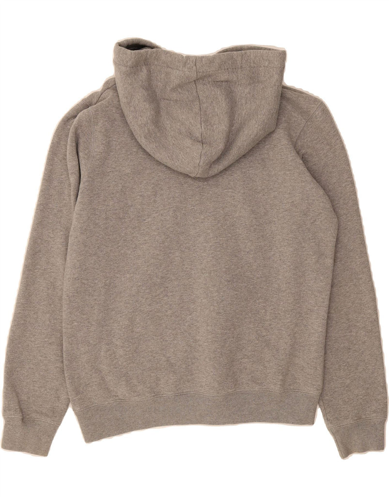 JACK WILLS Womens Classic Fit Graphic Hoodie Jumper UK 12 Medium Grey Vintage Jack Wills and Second-Hand Jack Wills from Messina Hembry 