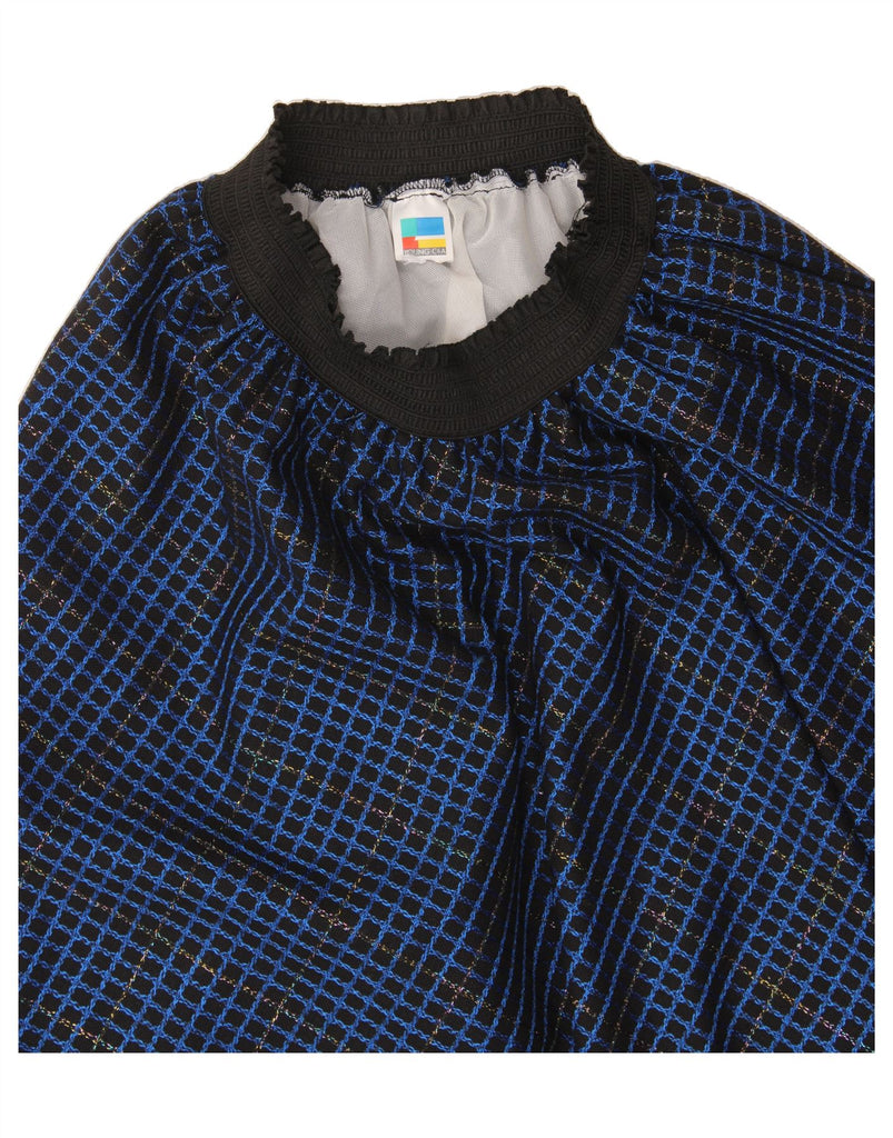 C&A Girls A-Line Skirt 13-14 Years W24  Blue Check Polyester Vintage C&A and Second-Hand C&A from Messina Hembry 