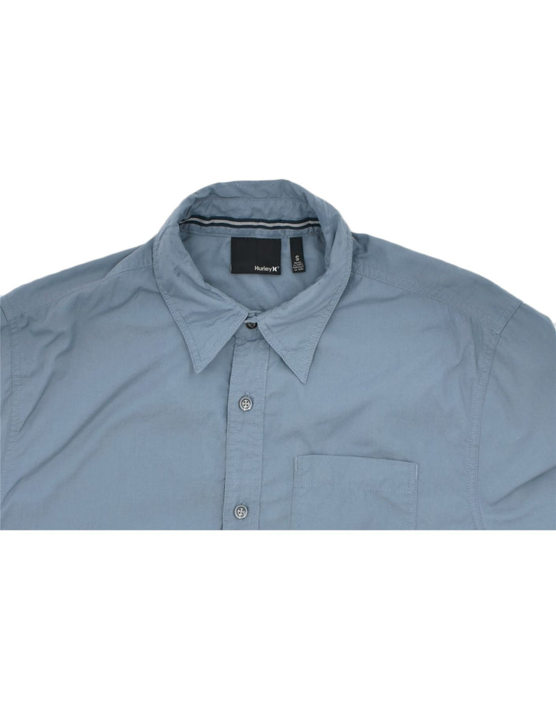 HURLEY Mens Shirt Small Blue Cotton | Vintage | Thrift | Second-Hand | Used Clothing | Messina Hembry 