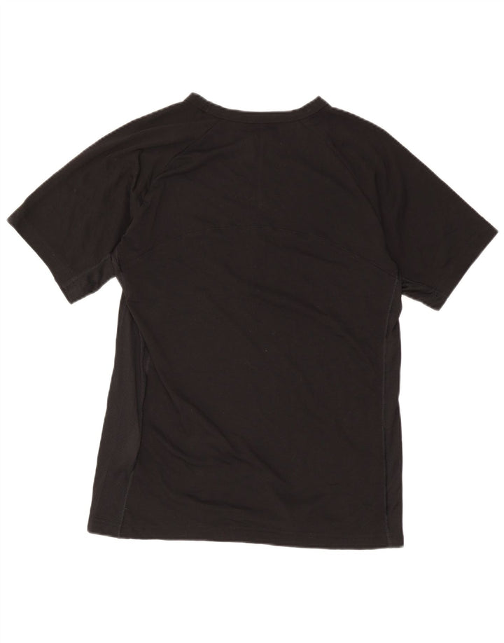 Champion Womens Graphic T-Shirt Top UK 16 Large Black Polyester