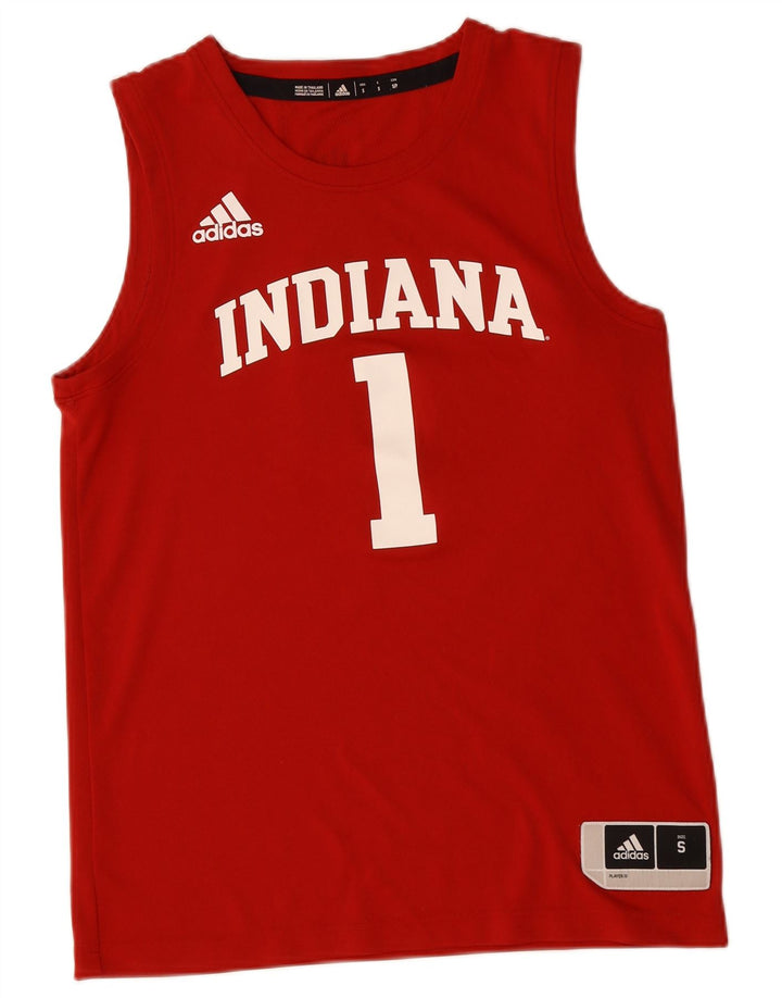 ADIDAS Mens Indiana Graphic Vest Top Small Red Polyester