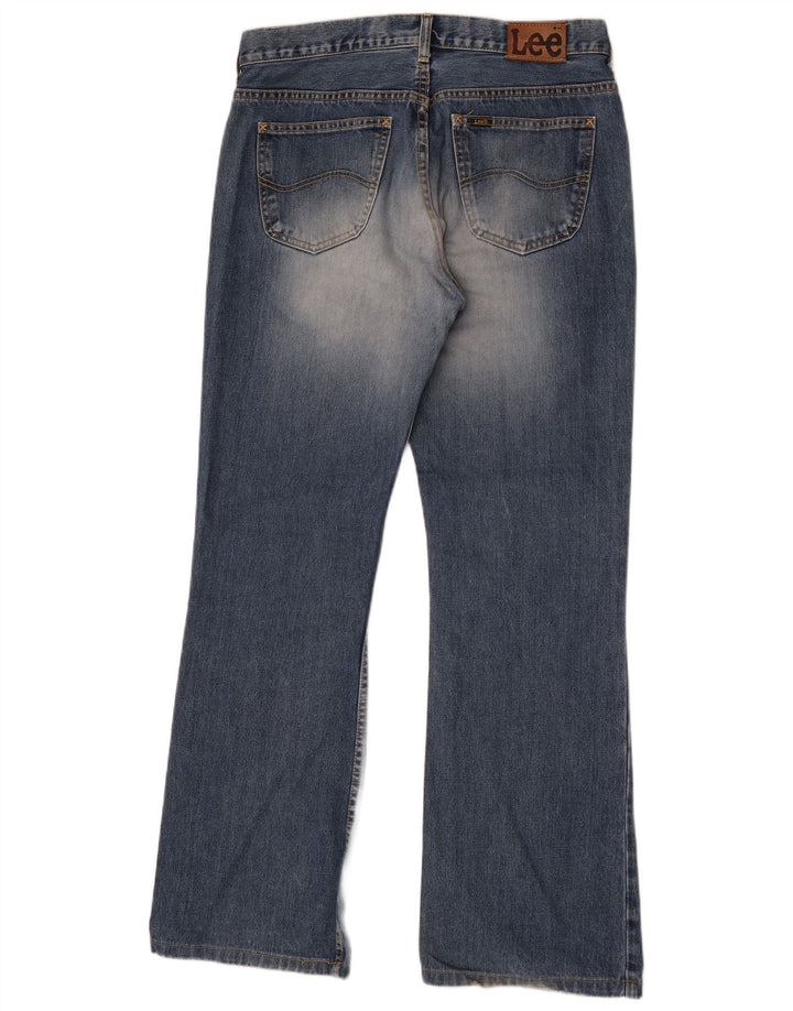Lee Mens Denver Bootcut Jeans W36 L33 Blue Cotton