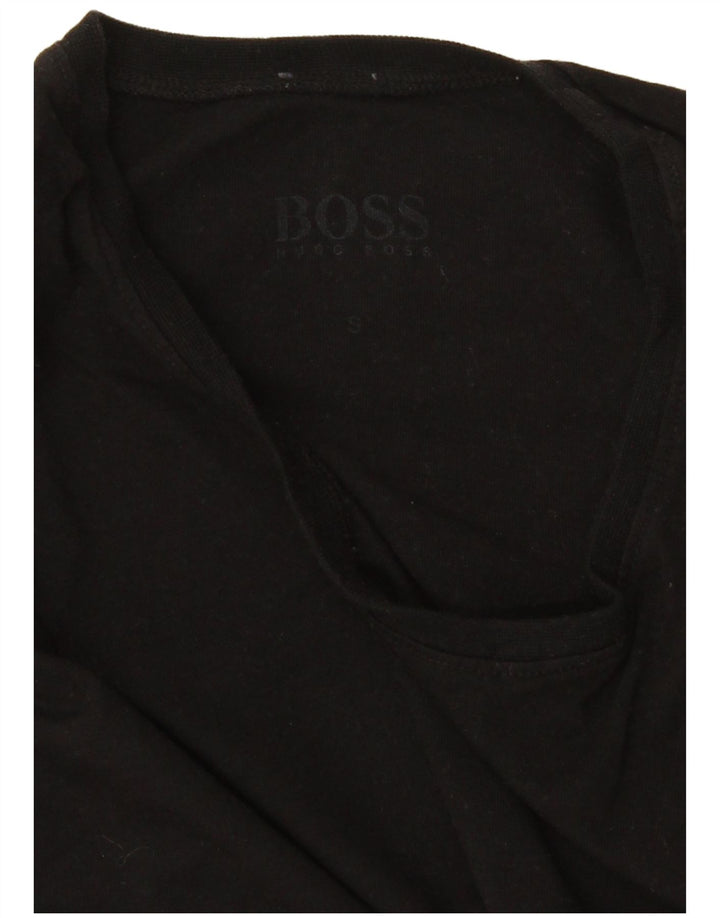 HUGO BOSS Mens T-Shirt Top Small Black