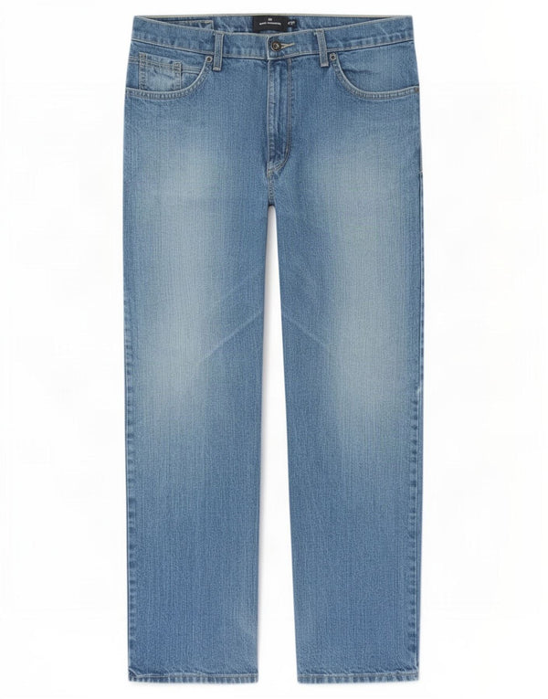 Marks & Spencer Mens Blue Harbour Straight Jeans W34 L31 Cotton