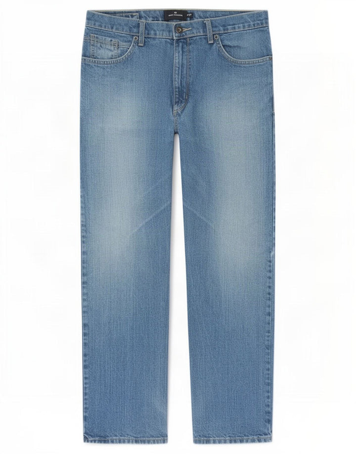 Marks & Spencer Mens Blue Harbour Straight Jeans W34 L31 Cotton